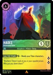 Hades - Hotheaded Ruler - 174/204 - Rare - Cold Foil